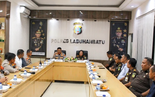 Kajari Labuhanbatu Temui Kapolres Bahas Soliditas dan Keadilan Proses Hukum