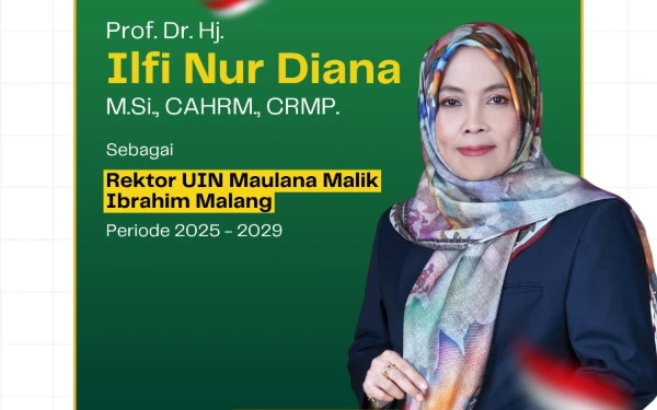 Thumbnail Berita - Sah! Prof Ilfi Nur Diana Terpilih Rektor UIN Malang 2025-2029, Jadi Rektor Perempuan Pertama