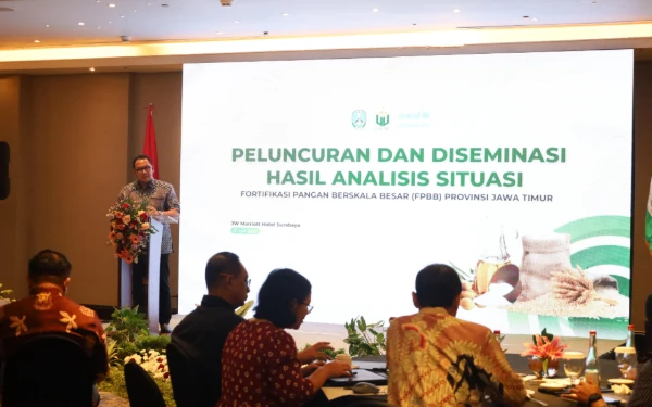 Thumbnail Berita - Gandeng Unicef dan Unusa, Pemprov Jatim Luncurkan Hasil Analisis Situasi Fortifikasi Pangan