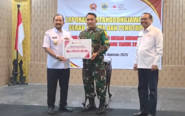 Tutup Bulan Dana 2025, PMI Pemalang Kantongi Donasi Rp1,77 Miliar