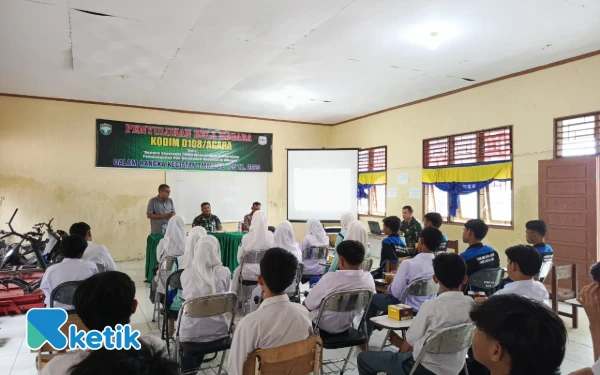 Thumbnail TMMD ke-125 Kodim 0108/Agara Gelar Pembekalan Wasbang dan Bela Negara di SMKN 3 Kutacane