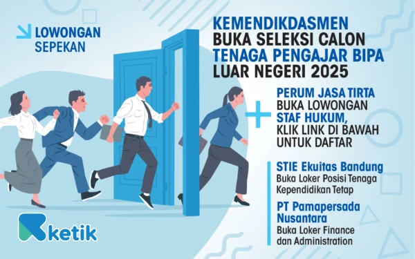 Thumbnail Berita - 4 Lowongan Kerja Sepekan: Kemendikdasmen hingga PT Pamapersada Nusantara