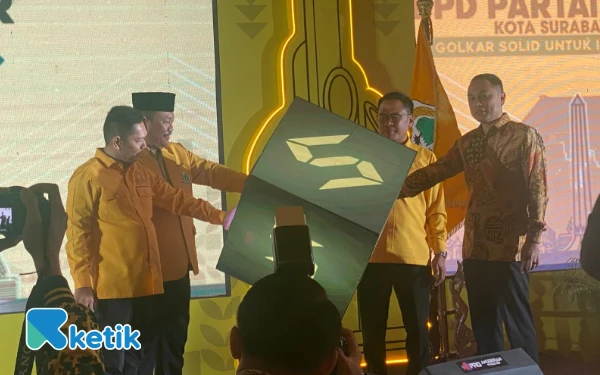 Tiga Generasi Ketua DPD Golkar Surabaya Ramaikan Musda XI