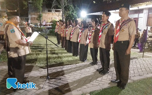 Thumbnail Berita - Sakral! Pramuka Surabaya Kobarkan Semangat, Ulang Janji Setia Abadi untuk Indonesia