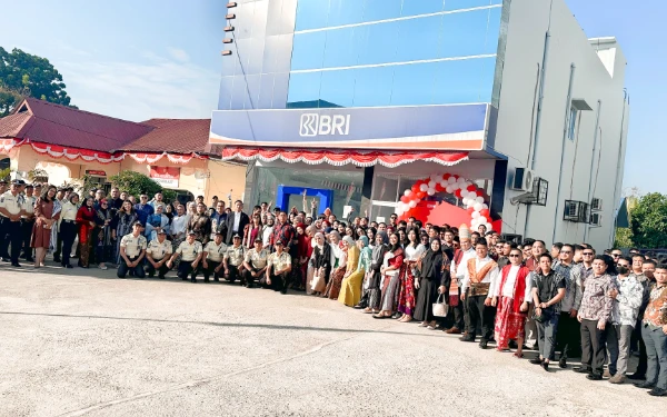 Pesan Pimpinan BRI BO Kotapinang pada Upacara HUT Ke-80 RI