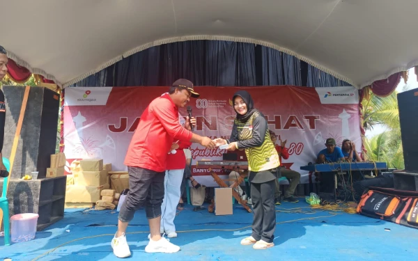 Thumbnail Peringati HUT Ke-80 RI, Warga Banyuurip Tuban Kompak Gelar Jalan Sehat dan Lomba Agustusan