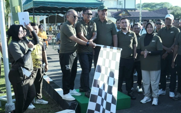 Bupati Asahan Jalin Sinergi Lewat Olahraga Bersama Korem 022/PT