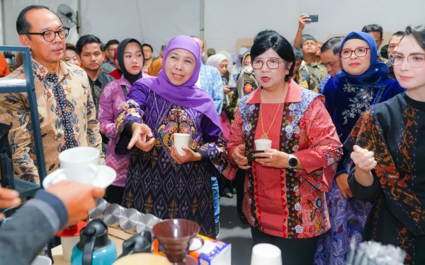 Gubernur Khofifah Optimistis Kopi dan Kakao Jatim Tembus Pasar Global