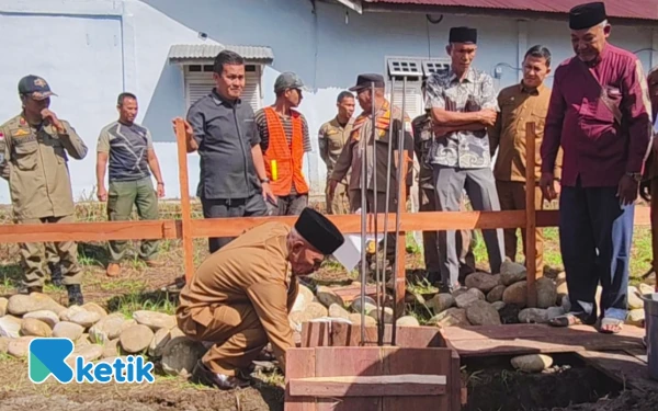 Wabup Aceh Singkil Letakkan Batu Pertama Pembangunan Kantor FKUB