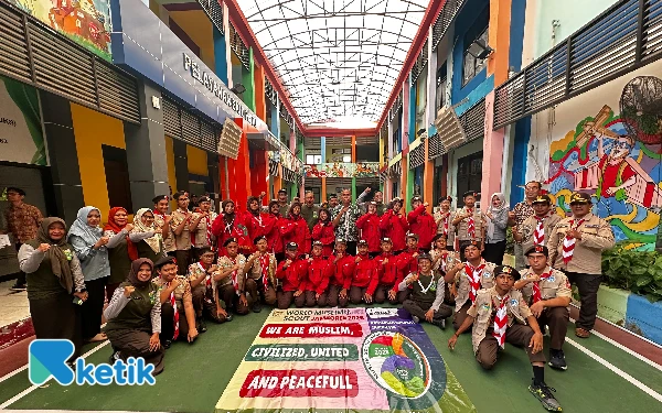 30 Pramuka Surabaya Berangkat ke Jambore Dunia Muslim 2025 di Cibubur