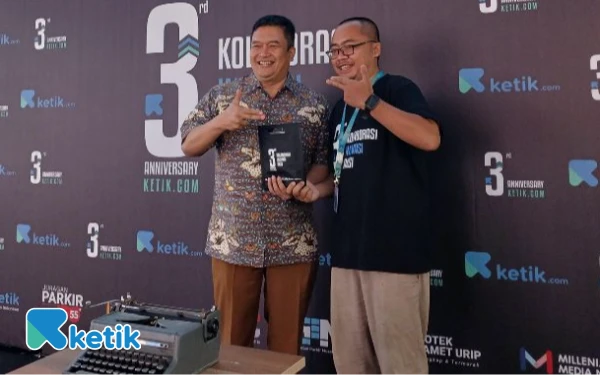 Kepala DPKPCK Kabupaten Malang Hadiri HUT ke-3 Ketik.com, Begini Harapannya