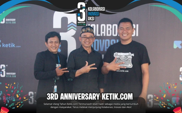 Thumbnail Berita - Hadiri HUT ke-3 Ketik, H Makhrus Sholeh Harap Ketik.com Jadi Media Inspirasi Kebaikan