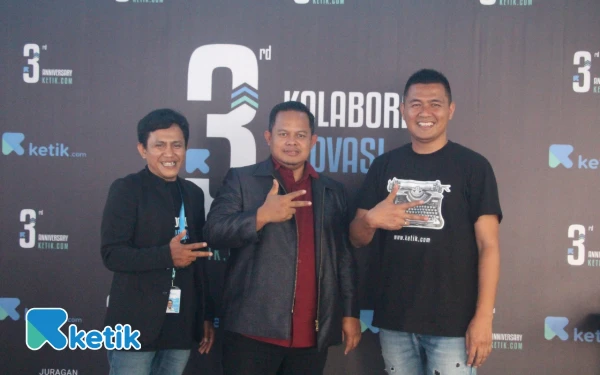 Thumbnail Berita - HUT ke-3 Ketik.com, Ini Harapan Wakil Ketua DPRD Kota Malang Trio Agus