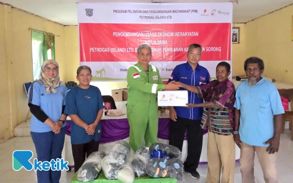 Thumbnail Berita - SKK Migas-Petrogas (lsland) Ltd. Perkuat Ekonomi Masyarakat Melalui Pelatihan Peningkatan Kompetensi Nelayan Kabupaten Sorong