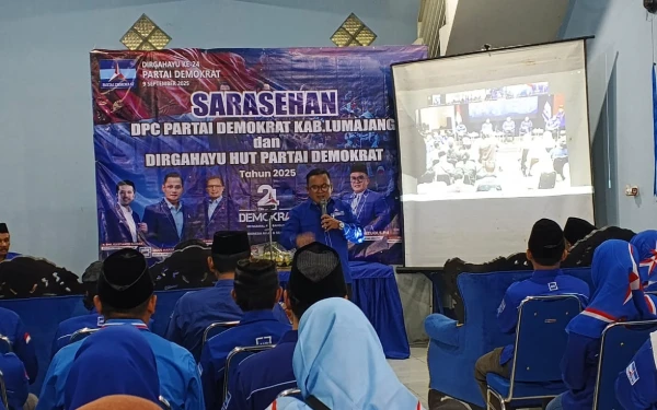 Thumbnail Berita - HUT Ke-24 Partai Demokrat, Ini Pesan Ketua DPC Partai Demokrat Lumajang