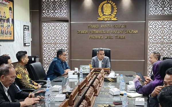 Fraksi Golkar DPRD Jatim Terima HIPPI, Bahas Restrukturisasi Dukungan UMKM