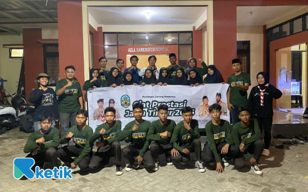Kontingen Pramuka Sumenep Diberangkatkan, Target Pulang dengan Prestasi di GP Jatim 2025