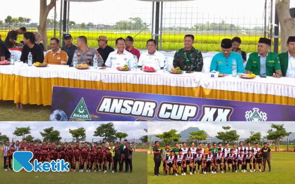 Thumbnail Berita - Wakil Bupati Tulungagung Buka Turnamen Sepak bola Anshor Cup Ke XX 2025
