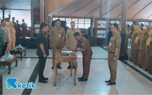 Sadmoko Resmi Sekda Definitif, Bekerja Wujudkan Visi Misi Bupati: Cilacap Maju Besar