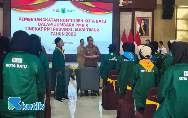 Thumbnail Berita - Kontingen PMR Kota Batu Siap Ikuti Jumbara Jatim ke X
