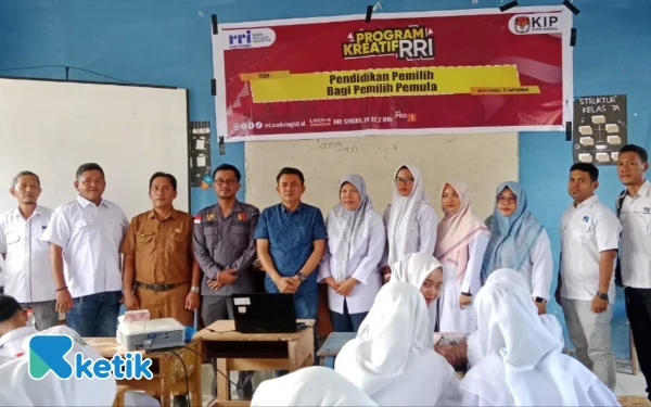 Thumbnail Berita - Gandeng Penyelenggara Pemilu, RRI Singkil Beri Edukasi Pemilih Pemula