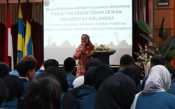 Bekali Keterampilan, Mahasiswa Kedokteran Hewan Unair Jalani Program BBK