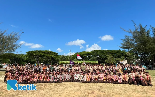 Thumbnail Berita - Peran Saka Kwarcab Surabaya 2025, 176 Pramuka Digembleng Jadi Generasi Tangguh dan Kreatif