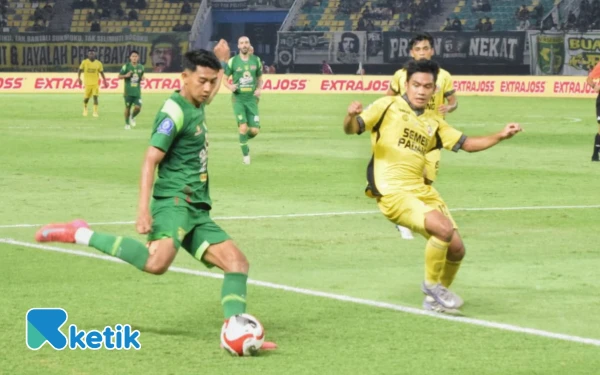 Hasil Persebaya vs Semen Padang 1-0, Gol Bruno Moreira Bawa Bajul Ijo ke Papan Atas