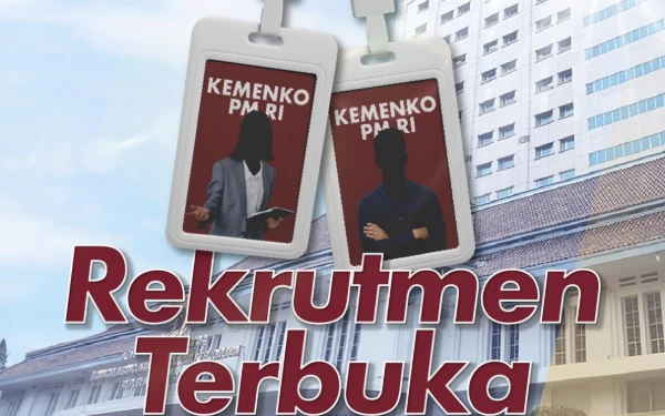 Kemenko PM Buka Lowongan Fotografer dan Staf Komunikasi Non-ASN, Simak Persyaratannya