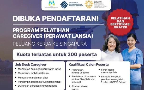 Thumbnail Berita - Singapura Butuh Perawat Lansia, Hanya untuk 200 Orang!