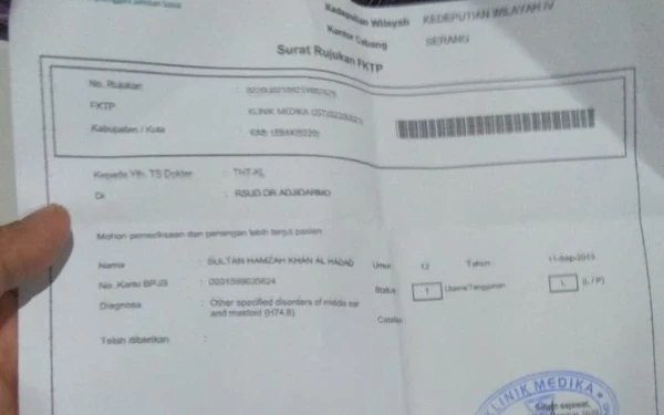 Thumbnail Berita - Sistem Online RSUD Adjidarmo Lebak Tolak Pasien Rujukan