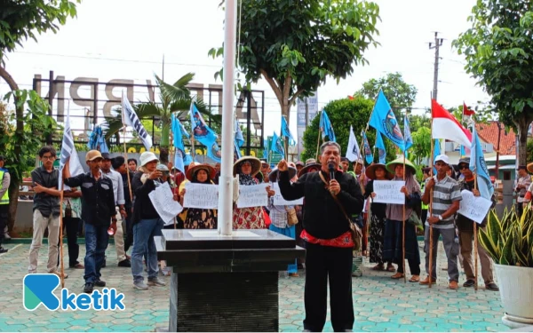 Tolak Ancaman Penggusuran! Warga Gragalan Cilacap Geruduk Kantor BPN, Tuntut Kepastian Hukum