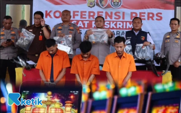 Thumbnail Berita - Curi 20 Unit Motor untuk Modal Slot dan Judol, Tiga Pria di Abdya Ditangkap Polisi