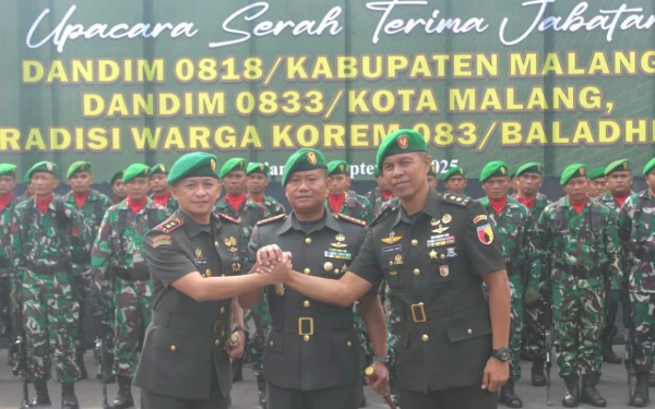 Thumbnail Letkol Inf Dedy Azis Resmi Pimpin Kodim 0833/Kota Malang, Siap Kawal Keamanan dan Ketertiban