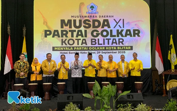 Musda XI Golkar Kota Blitar: Dodok Kembali Terpilih sebagai Ketua