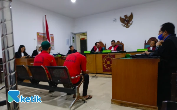Sidang Perdana Kurir 4 Kg Sabu dan 20 Ribu Ekstasi Digelar di PN Palembang