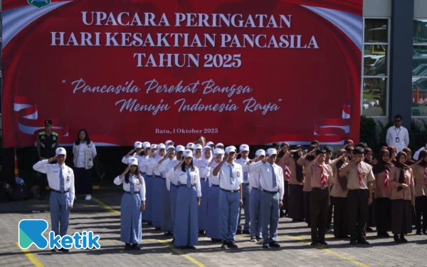 Thumbnail Berita - Upacara Hari Kesaktian Pancasila di Kota Batu Dirangkai dengan Peluncuran Desk Harmoni