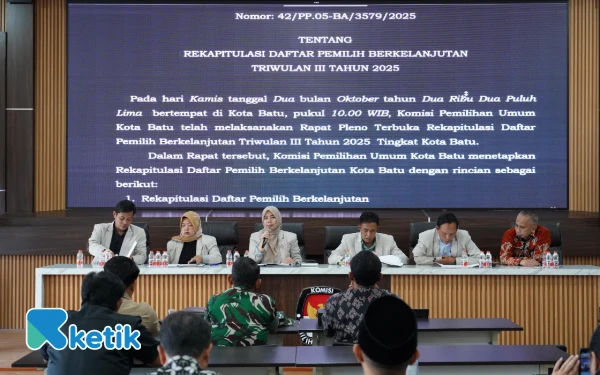 Thumbnail Berita - ‎KPU Kota Batu Tetapkan 170.636 Pemilih dalam Rapat Pleno PDPB