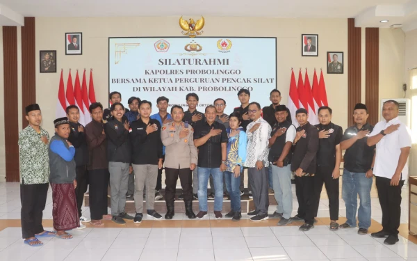 Polres Kumpulkan semua Pesilat di Kabupaten Probolinggo,  Ada Apa ?