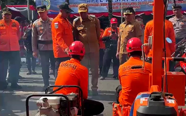 Apel Gelar Pasukan BPBD, Langkah Pemkab Tulungagung Sigap Penanggulangan Bencana