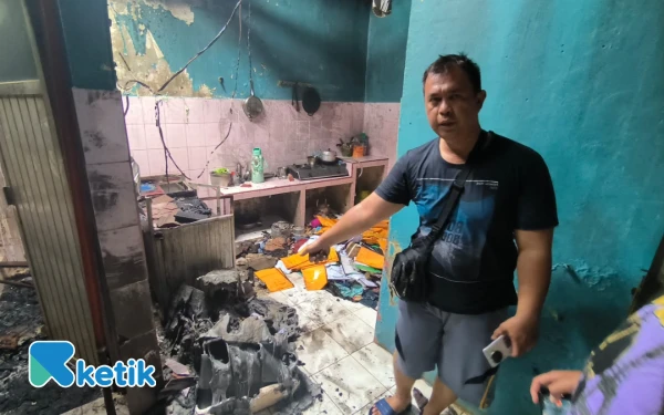 Nyaris Hangus! Korsleting dari Mesin Cuci Picu Kebakaran Rumah di Palembang