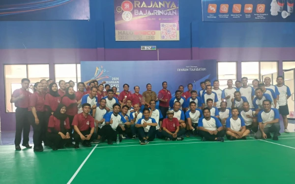 KBAM 2025! GOR Marvell Jadi Arena Pertempuran Jurnalis, Siapa Raja Bulu Tangkis Media?