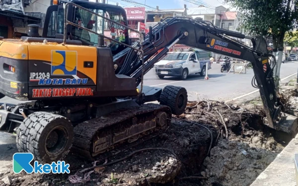 Thumbnail Berita - Revitalisasi 11 Titik Drainase di Kota Batu Telan Anggaran Rp 39,7 Miliar