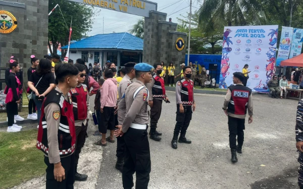 Thumbnail Berita - Polres Bitung All Out Amankan Festival Pesona Selat Lembeh 2025