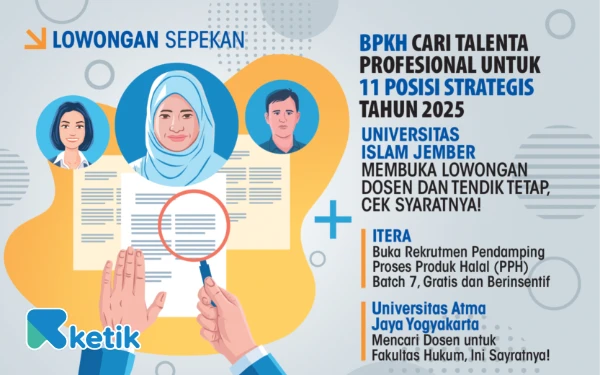 Thumbnail Berita - 4 Lowongan Kerja Sepekan: BPKH hingga Universitas Atma Jaya Yogyakarta