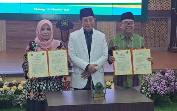 Thumbnail Berita - Menag RI Luncurkan Program Pendampingan Pesantren Inisiasi UIN Malang, Difokuskan Tiga Unsur