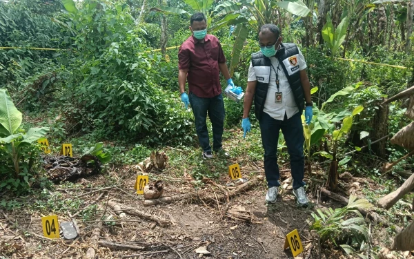 Thumbnail Berita - Tulang Belulang Ditemukan Warga di Areal Perkebunan Pisang OKU Selatan, Polisi Lakukan Identifikasi