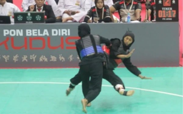 Thumbnail Berita - Tujuh Pesilat Jatim Tembus Perempat Final PON Bela Diri 2025