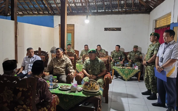 Menhan RI Kunjungi Rumah Duka Kopda Anumerta Amin Nurohman di Kebumen