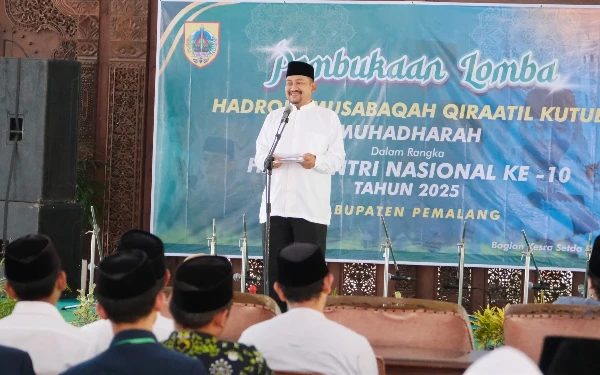 Bupati Pemalang Ajak Santri Tegakkan Syiar Islam di Masyarakat, 375 Peserta Meriahkan Lomba HSN 2025